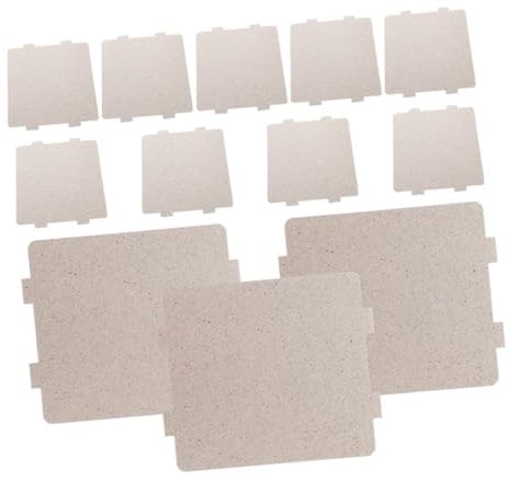 ABOOFAN 12pcs Microwave Tray Replacement Mica Flakes Oven Mica Plate Sheet for Microwave Oven Safety Cover