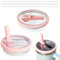 2 Pack Replacement Cup Lid for Stanley Quencher, Leak Proof Splash Resistant Drinks Cup Lid 40oz Tumbler Flip Straw Replacement Accessories Compatible with Stanley Cup (Pink)
