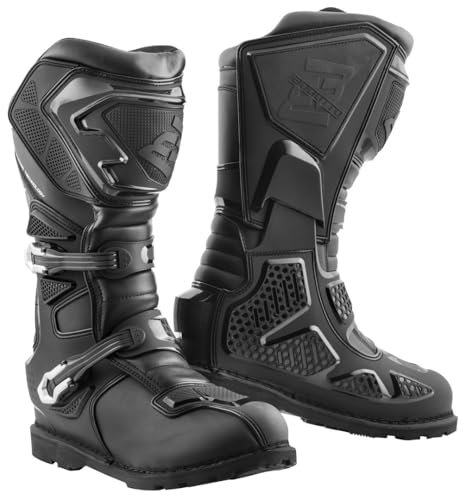 Bogotto RMX3 stivali da enduro/motocross impermeabili, nero, 49