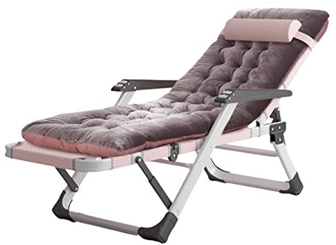 Verstellbarer Zero Gravity Stuhl - Geräumige faltbare Liege für den Außen- und Innenbereich, langlebiger und bequemer Loungesessel für Entspannung und Freizeit