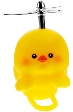 ifundom Fahrrad Dekoration Ente Mit Lenkerpropeller Aus Robustem Kunststoff Winddrehend Lustiges Fahrradzubehör Für Camping Und Reisen