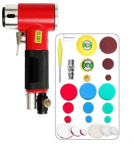 Für Karosserie-Reparatur, 5,1 cm, 7,6 cm, luftbetriebene Schleifmaschine mit 90-Grad-Exzenter-Design für effiziente Behandlung
