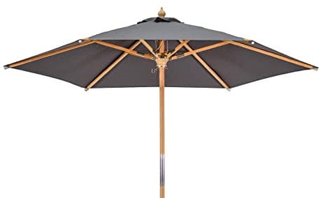 Kai Wiechmann Sonnenschirm 350 cm anthrazit stylisch Windauslass UPF 50