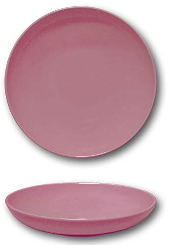 Assiette creuse porcelaine Rose - D 22 cm - Siviglia