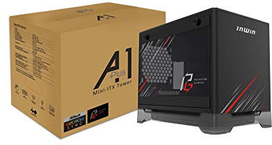 CAJA PC TORRE MINI ITX 650W IN WIN A1 PLUS PHANTOM GAMING 80+ GOLD/CARGADOR QI/BASE ARGB/2X VENT 120MM ARGB IW-A1PLUS-PGE