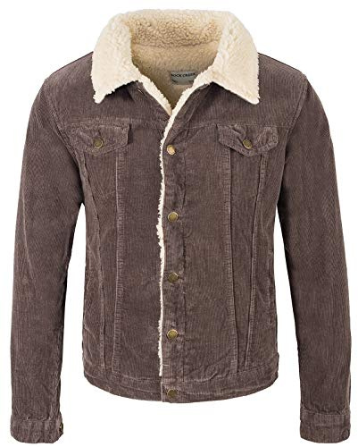 Rock Creek Herren Cordjacke Winterjacke Teddyfutter H-211