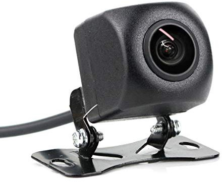 Caméra de recul, Objectif fisheye 12V1A, Webcam de recul de Voiture avec Angle de Vision Parfait de 160 °, Vision Nocturne, pour camionnette SUV Minivan Tracteur Semi-remorque
