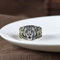 XJruixi Livvy Silber Farbe Öffnung Wolf Tigerkopf Ring Hochwertige Tier Punk Hip Hop Domineering Herren Ring Party Schmuck