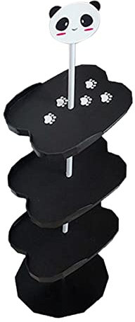 LOVIVER 4 Ebenen Kinder Schuhregal Stehschuhe Ständer Halter Schuhe Aufbewahrungsregal für Schrank Flur, Panda