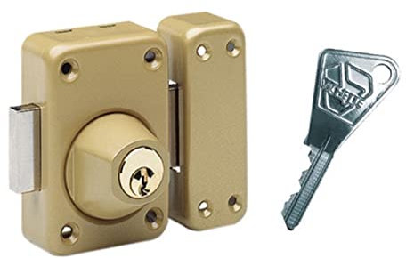 VACHETTE VFA10018 Verrou mécanique 764V A bouton-V136-Vernis-Sans cylindre-16109000, NSP