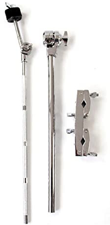 Kit di Supporto Pad Batteria Rack Piatto, Connettore di Serraggio Universale Mezza Sezione Piatto, Rack di Estensione del Piatto,