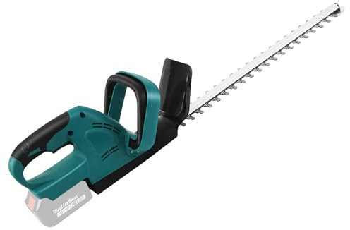 Honeyhouse Cordless Hedge Trimmer compatible with Makita 18V Battery, 21 Inch Steel Blade,Dual-Action Blade,Reduced Vibration, Grass Trimmer Cordless for Garden Lawn, Tool Only