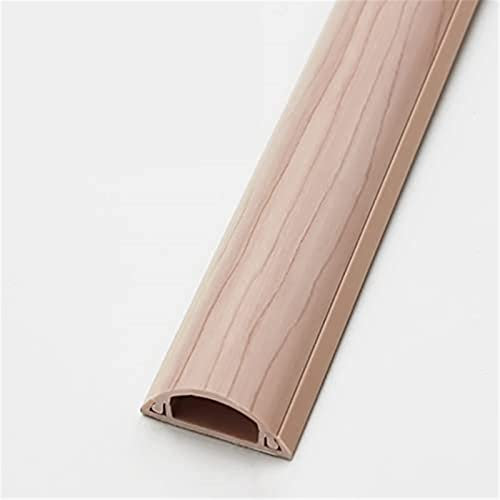 LuminescentDream Passe Câble Sol en Demi-Cercle,Protection Cable au Sol,Couvre-Câble de Sol Auto-Adhésif,Parfait pour Le Bureau,la Maison,Atelier,Entrepôt,Le Concert,Longueur 1 m