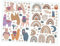 jojofuny 1blatt Wanddekoration Tiere Selbstklebende Alpaka Wandsticker Im Boho-stil Für Kinderzimmer Abnehmbare Wandtattoos Zur Kreativen Raumgestaltung Und Dekoration Von Wänden Und