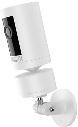 HOLACA Security Camera Magnetic Mounting Brackets for R ing Indoor/Outdoor Pan-Tilt Mount, Compatible with Stick Up Cam Plug-In, Arlo, Eufy, Google Nest Cam, White