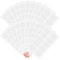 Ohrringe Abkleben Sport 600 Stück Transparente Pflaster Ohrring Aufkleber für Geteilte Ohrläppchen Unterstützung Patches Stützpflaster Stabilisator für Langlebige Ohrringe (7 x 4 cm,1.5 x 1.2 cm)