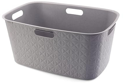 CURVER Softex Wäschekorb, 45 l, Taupe