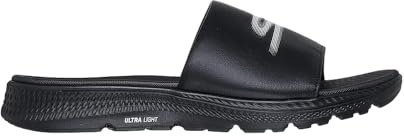 Skechers 229269 BLK Go Consistent 2.0 - Culver, Herren Pantolette in schwarz - Gr. 48