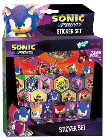 Totum Sonic Hedgehog Stickerset
