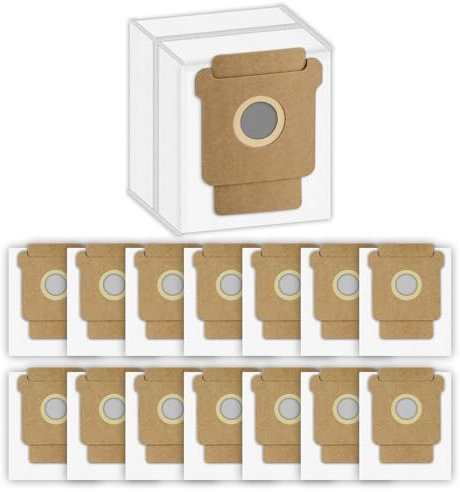 (15 piezas) Combo 2 Essential Bolsas de repuesto para aspiradoras iRobot Roomba Combo 2 Essential, Roomba 105 Combo, Plus 505 Combo, Plus 405 Combo, Max 705 Vac, Bolsa para aspiradoras