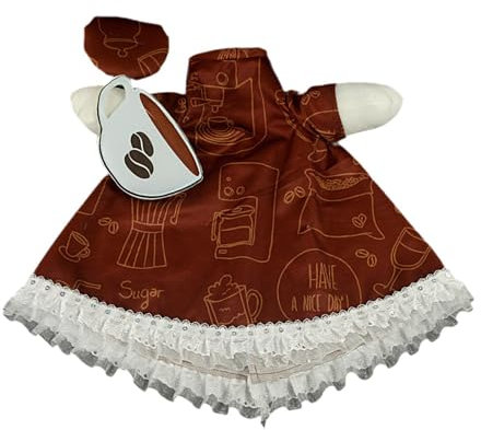 LOVIVER Gänse -Outfit -Kostüm passt 23 Zoll Statue Cute Modern Gans Kleidung Outdoor -Dekoration für Hinterhof Holiday Outdoor Dekor