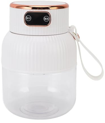 Portable Saphutkop, Electric Juicer 600 Ml for Meetings Family Use (Blue) (White)