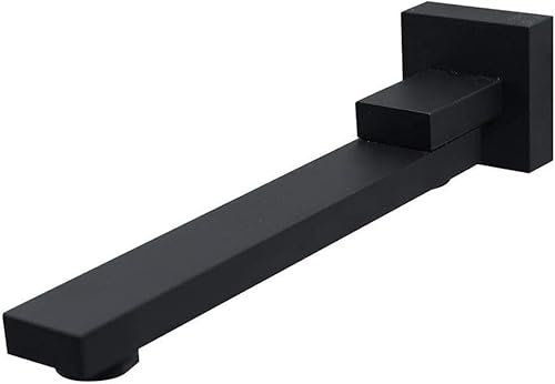 KJHONG Weit verbreitete Küchenspüle Mischbatterie, Armaturen Spiralarmatur in der Wand Messing Mop Pool Wasserhahn (schwarz)