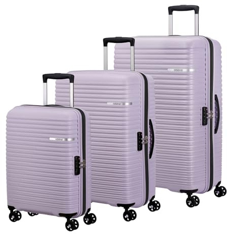 American Tourister Trolley Liftoff 3 PC Set D ICY Lilac Flieder 79cm