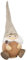 Seiffener Volkskunst | Räuchermann Figur | Waldzwerg 19 cm | Räucherfigur | Räuchermännchen Erzgebirge Original | 19028 | Waldzwerg Natur