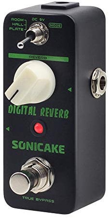SONICAKE Digital Reverb Gitarre Effektpedal Room Hall Plate True Bypass
