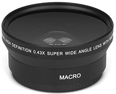 0.43x - 67 mm HD Real Glass Brand Optical Wide Angle Macro Attachment Lens