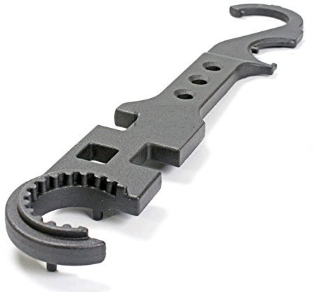 Herramienta de armadura de llave combinada AR15 / M4 para la extracción e instalación de barriles / M16 / M4
