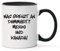 Farbwuselei Tasse Was grenzt an Dummheit? Mexiko und Kanada! Witzig Lustig Schwarz