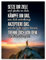 wandmotiv24 Leinwandbild Motivation, Hochformat, setze dir Ziele, Berg M0376
