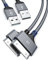 iPhone 4 Charger Cable 3.0M, 30 Pin Dock Connector Compatible with Apple iPod Nano, Touch, Classic, Video & iPhone 3G 3Gs 4 4s & iPod 1 2 3 & others and Sync Cables Lead (Grey, 3.0M - 2P)