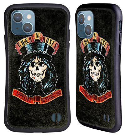 Head Case Designs sous Licence Officielle Guns N' Roses Slash Vintage Coque Hybride Compatible avec Apple iPhone 13