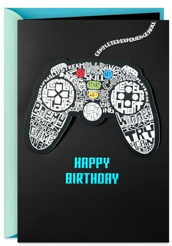 Hallmark Geburtstagskarte für Gamer (Videospiel-Controller)