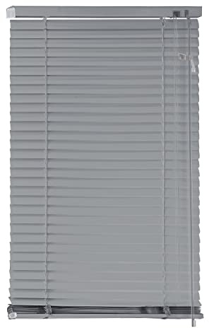 EXKLUSIV HEIMTEXTIL Aluminium Jalousie Lamellen 60 x 175 cm Silber