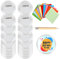FOGAWA 30 pcs Buttons Selber Machen 45mm Button Pins DIY Ansteckbuttons Transparente Bastelset für Anstecker