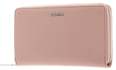 Calvin Klein Damen CK Must Z/A Wallet XL K60K608164 Geldbörsen, Braun (Café Au Lait)