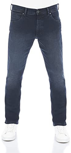 Wrangler Jeans Herren Stretch Regular Straight Fit Greensboro Jeanshose Denim Blue w38, Farbe: Smoke Blue, Größe: 38W / 36L