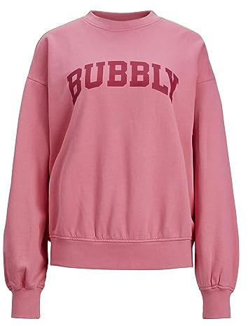 Jack&Jones Damen JXJADA Soft Loose LS Sweat SWT NOOS Sweatshirt, Confetti/Print:Bubbly, L
