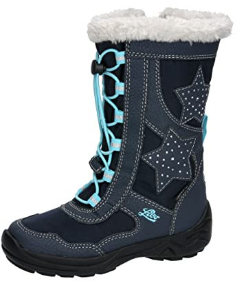 Lico Mädchen Cathrin Winterstiefel, Blau Türkis, 35 EU