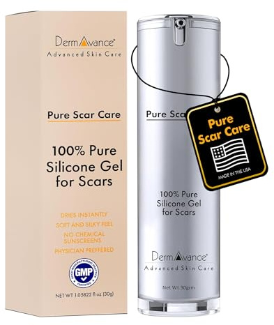 DermAvance Pure Scar Care - Silicone Scar Cream for Surgical Marks - 30g