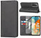 Vaki Handyhülle für Samsung Galaxy A23 5G Hülle mit Schutzfolie, Schutzhülle Leder Wallet Kartenfach Standfunktion Stoßfest Klapphülle Case Cover Klappbar (Schwarz)