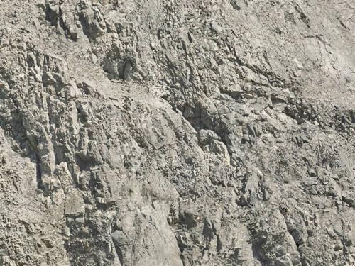 NOCH® Knitterfelsen „Wildspitze“ XL, super realistische Felsen, 61 x 34,5 cm für die Spurweiten H0, TT, N, 0 einfach zu verwenden
