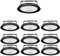 Blivrig 10PCS 200W LED UFO Hallenstrahler Industrielampe 6500K Kaltweiß 20000LM, 216 LED Hängeleuchten 230V mit Kabel, IP65 Wasserdicht Pendelleuchten Innenbeleuchtung für Gymnasium, Fabriken