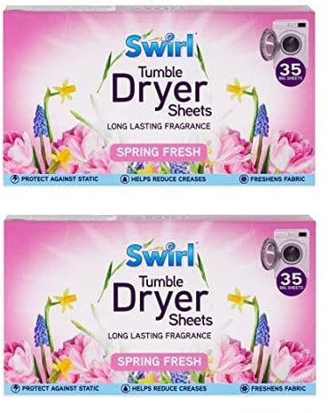 Lot de 2 draps à linge pour sèche-linge – 70 feuilles pour vêtements frais et linge