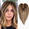 HAIRCUBE Haartopper Echthaar für Frauen, 100% 3,5in*4in handgebundene Haartopper mit Swiss Lace Basis 12 Zoll (P4/27/4)