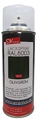 SDV Chemie Lackspray RAL 6003 olivgrün matt 1x 400ml OLIVGRÜN grün Acryllack Autolack (1)